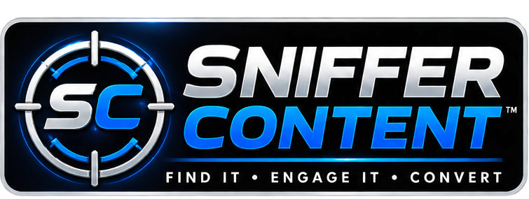 Sniffer Content — Find It • Engage It • Convert